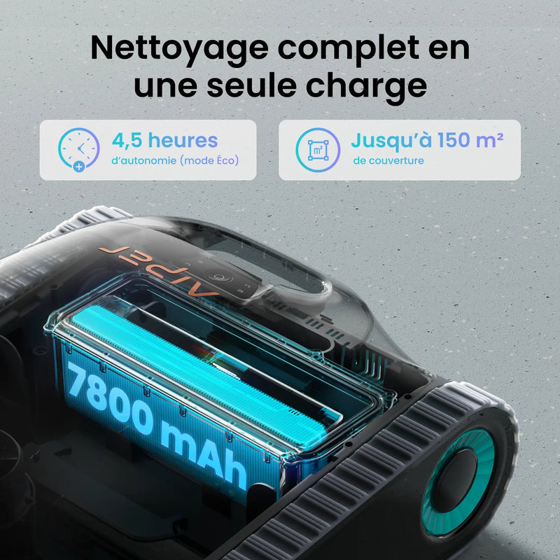 Jusqu’à 4 heures de nettoyage économique